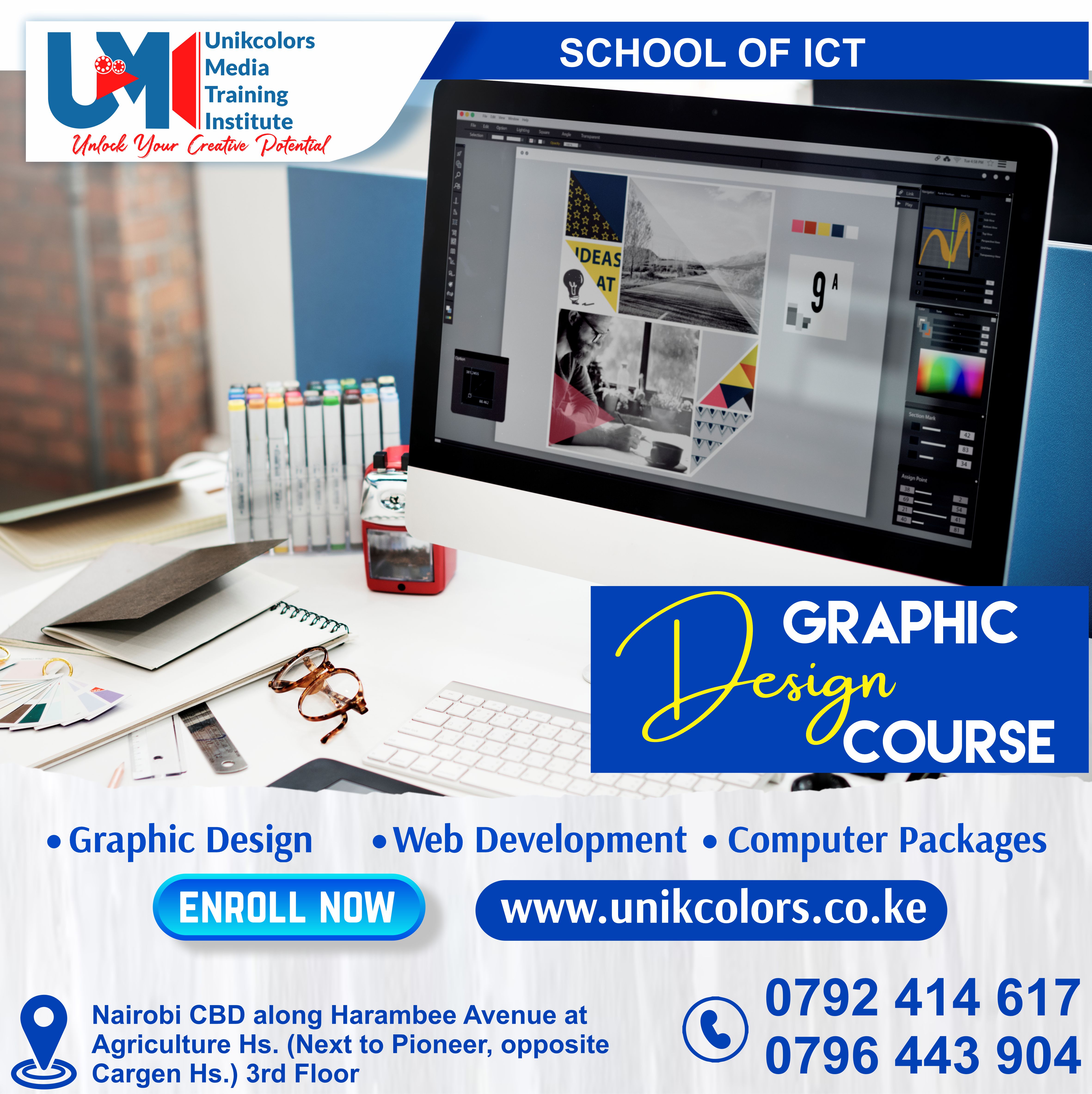 Best Graphic Design Course Training College in Nairobi – 2025